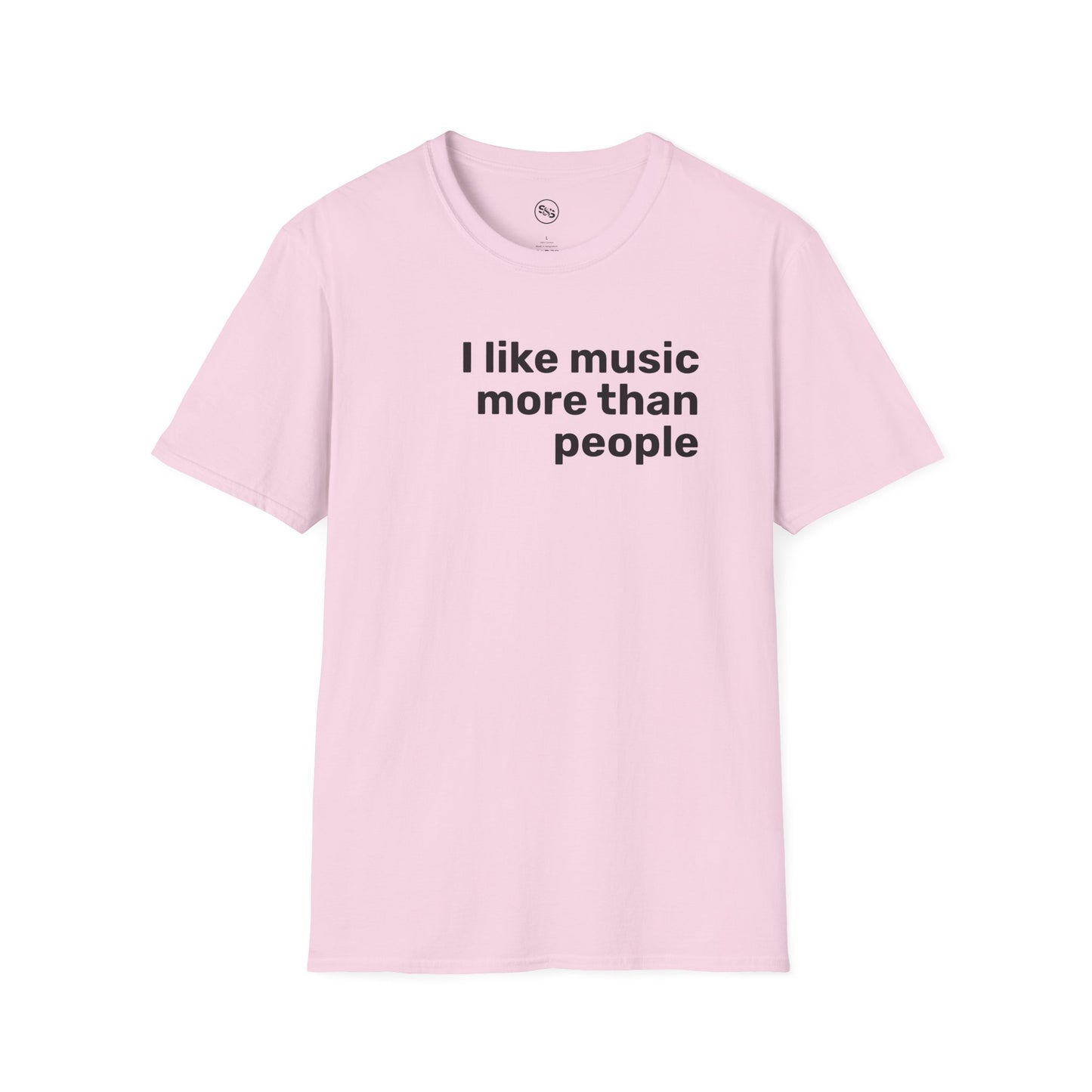 I Like Music More Than I Like People T-Shirt