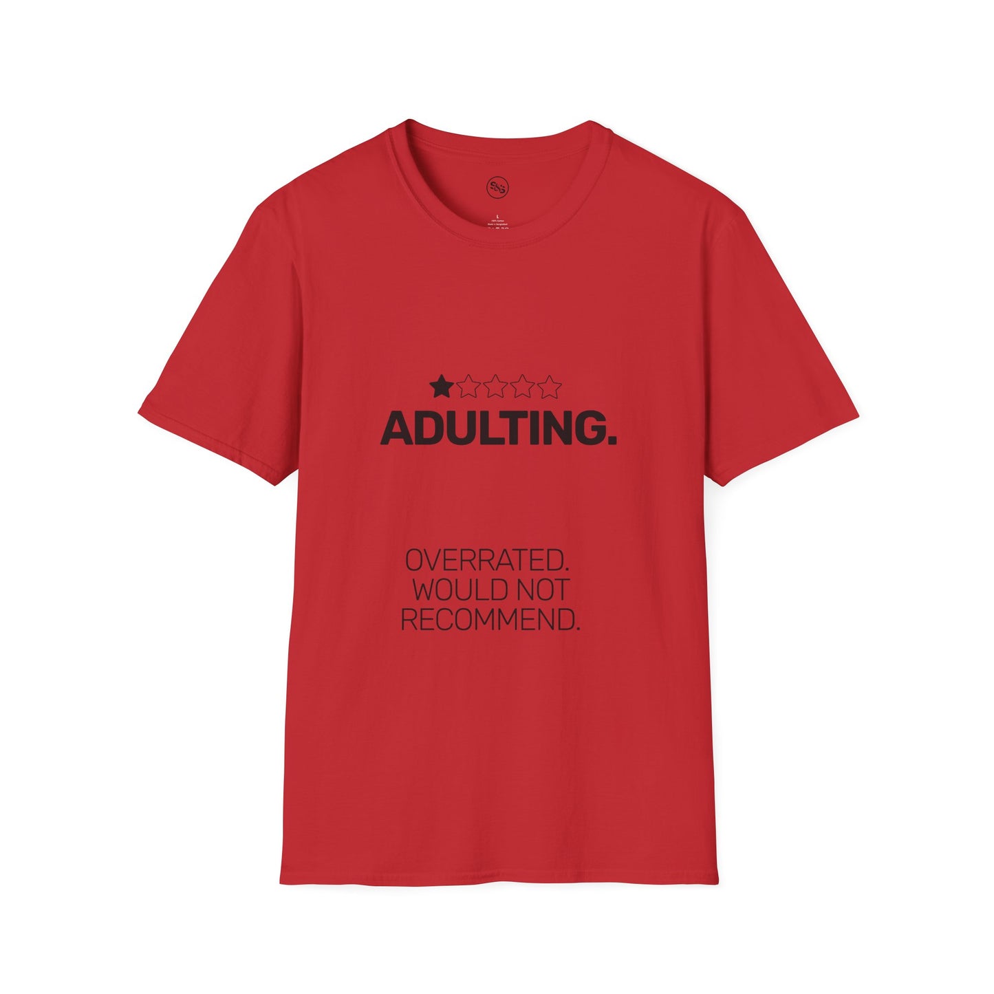 Adulting One Star Review T-Shirt