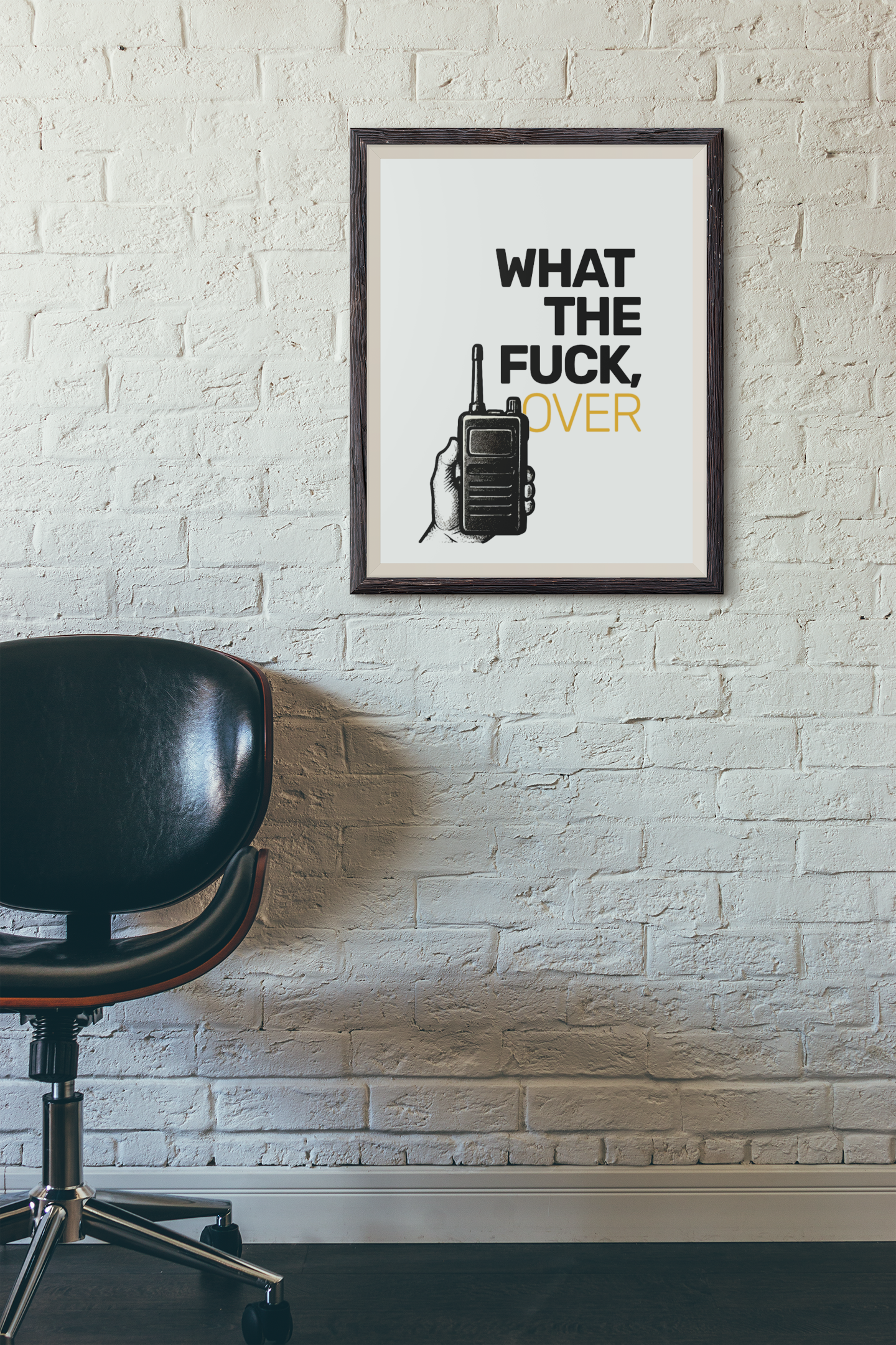 What The F**k, Over • White Background • DIGITAL DOWNLOAD