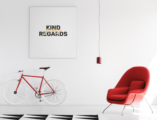 Kind F**king Regards • White Background • DIGITAL DOWNLOAD