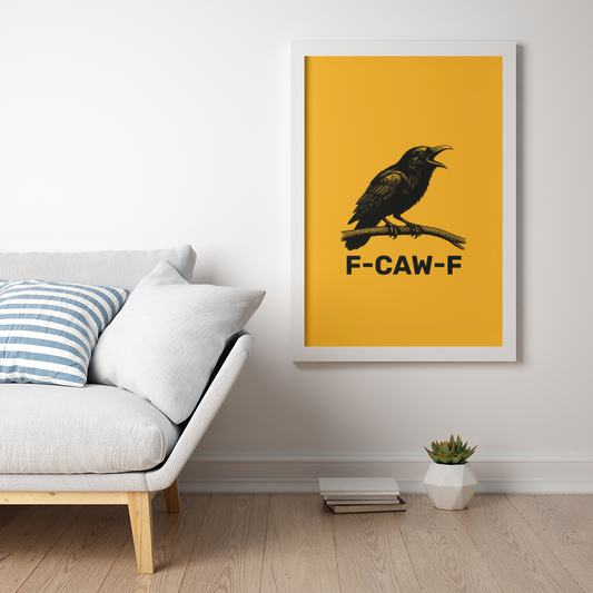F-CAW-F • Orange Background • DIGITAL DOWNLOAD