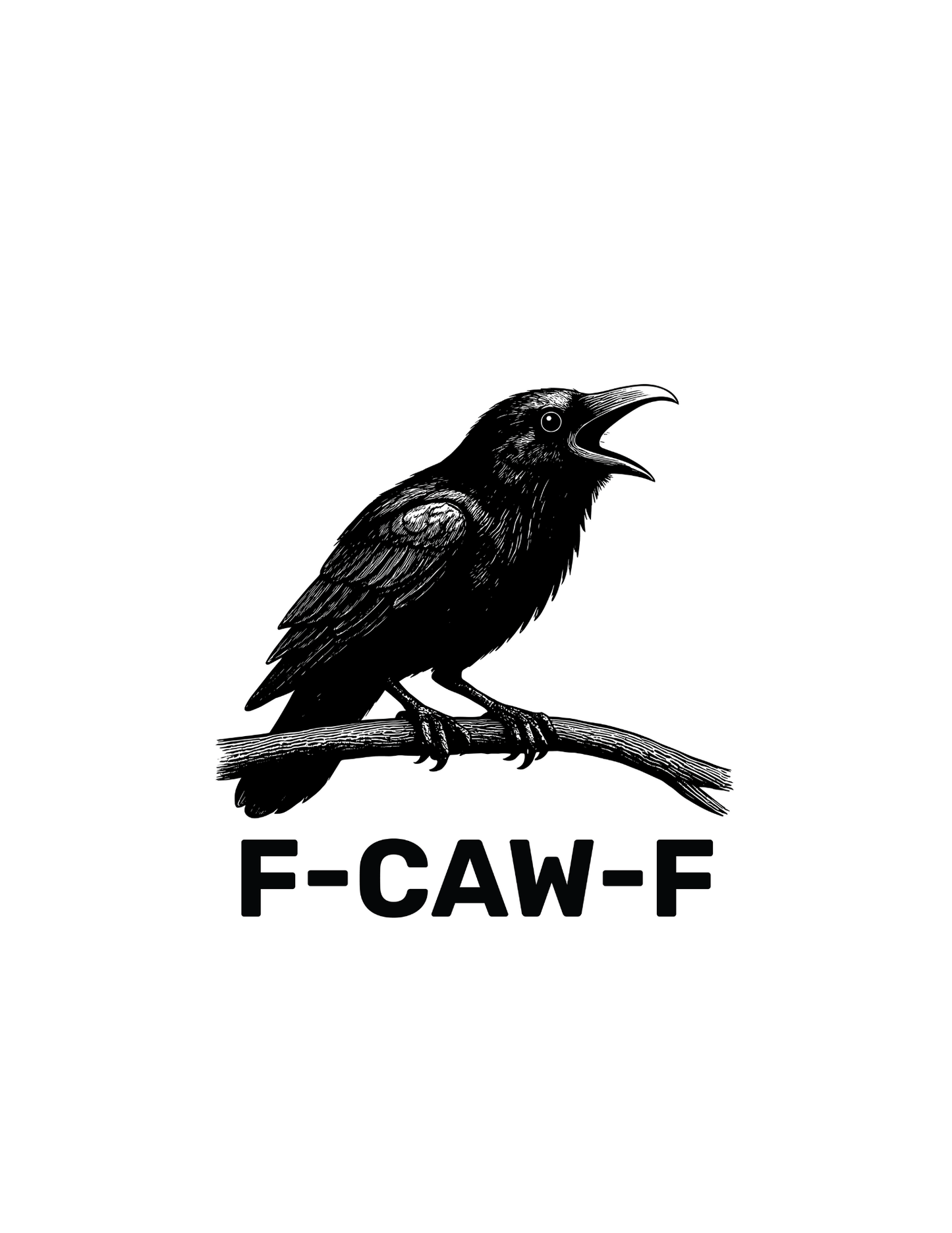 F-CAW-F • White Background • DIGITAL DOWNLOAD