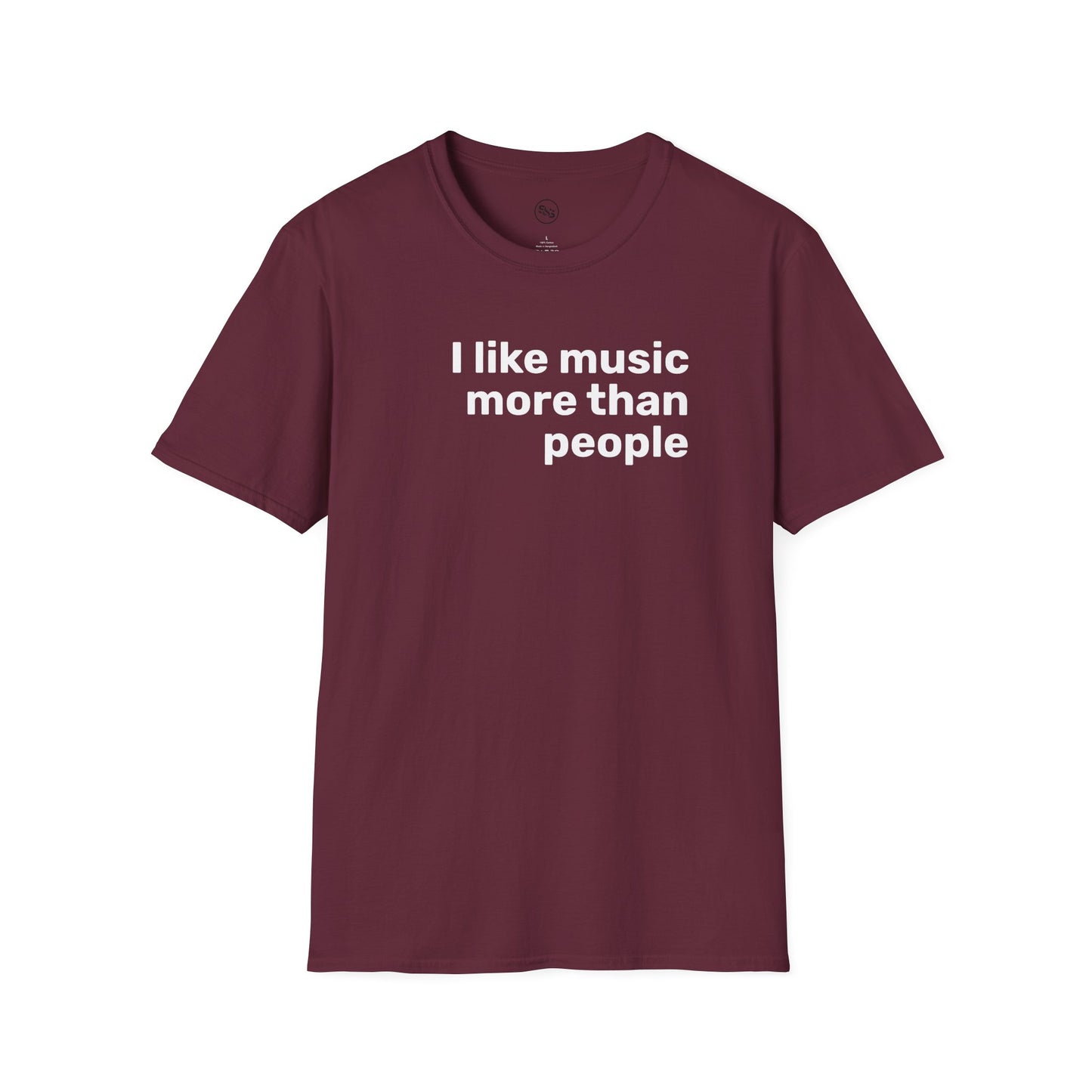 I Like Music More Than I Like People T-Shirt