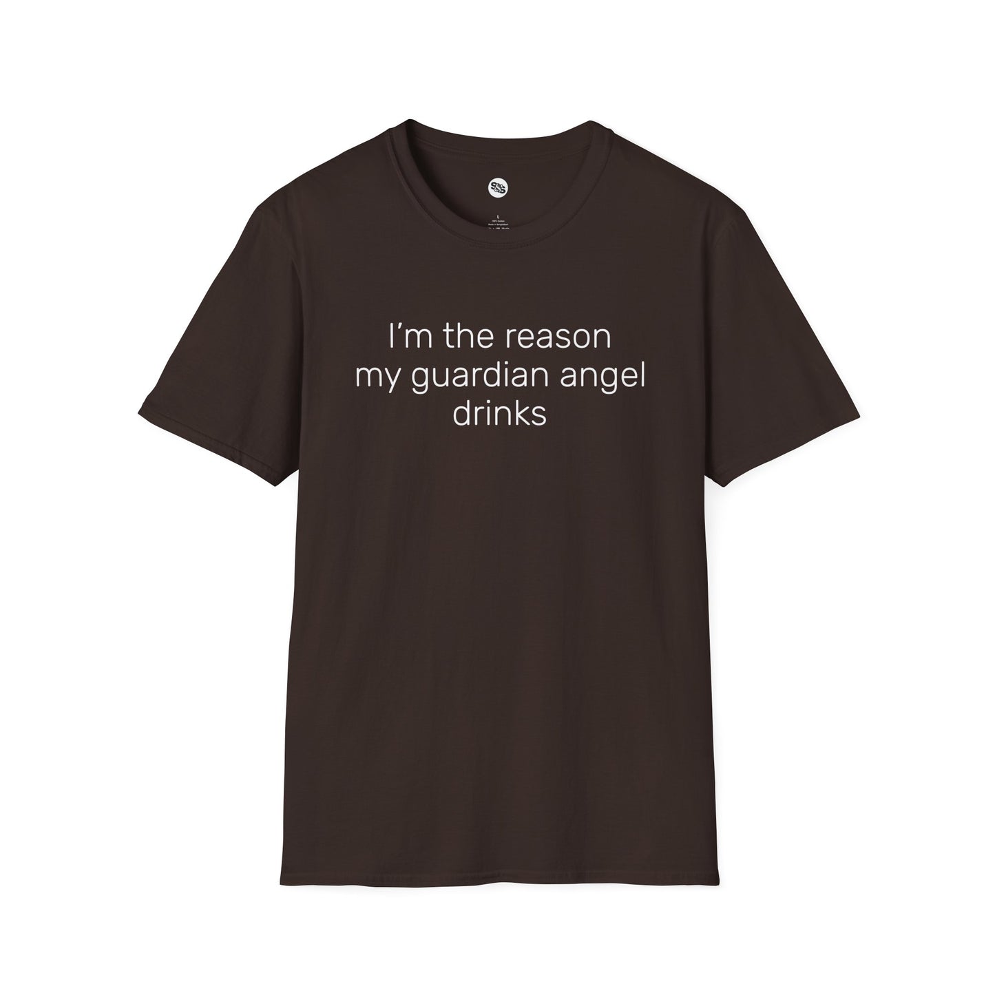 I'm The Reason My Guardian Angel Drinks T-Shirt