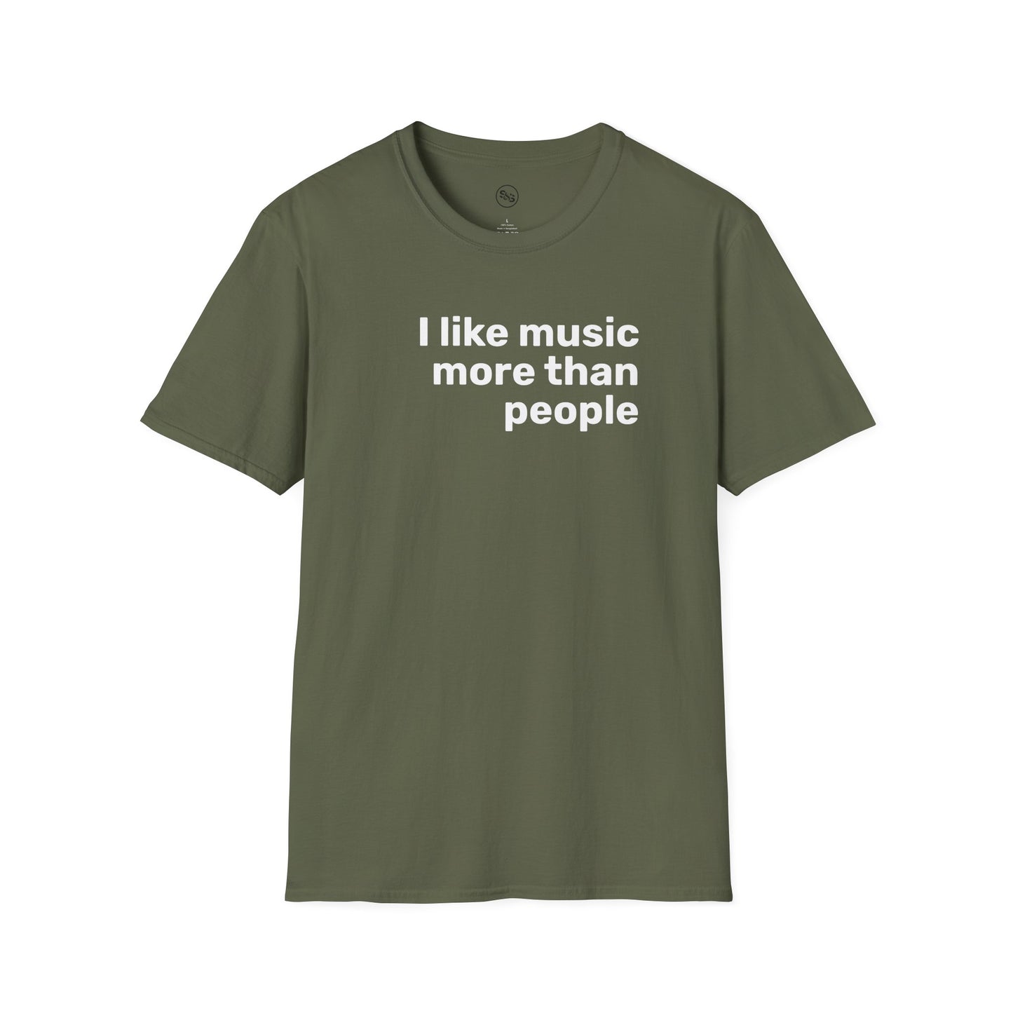 I Like Music More Than I Like People T-Shirt