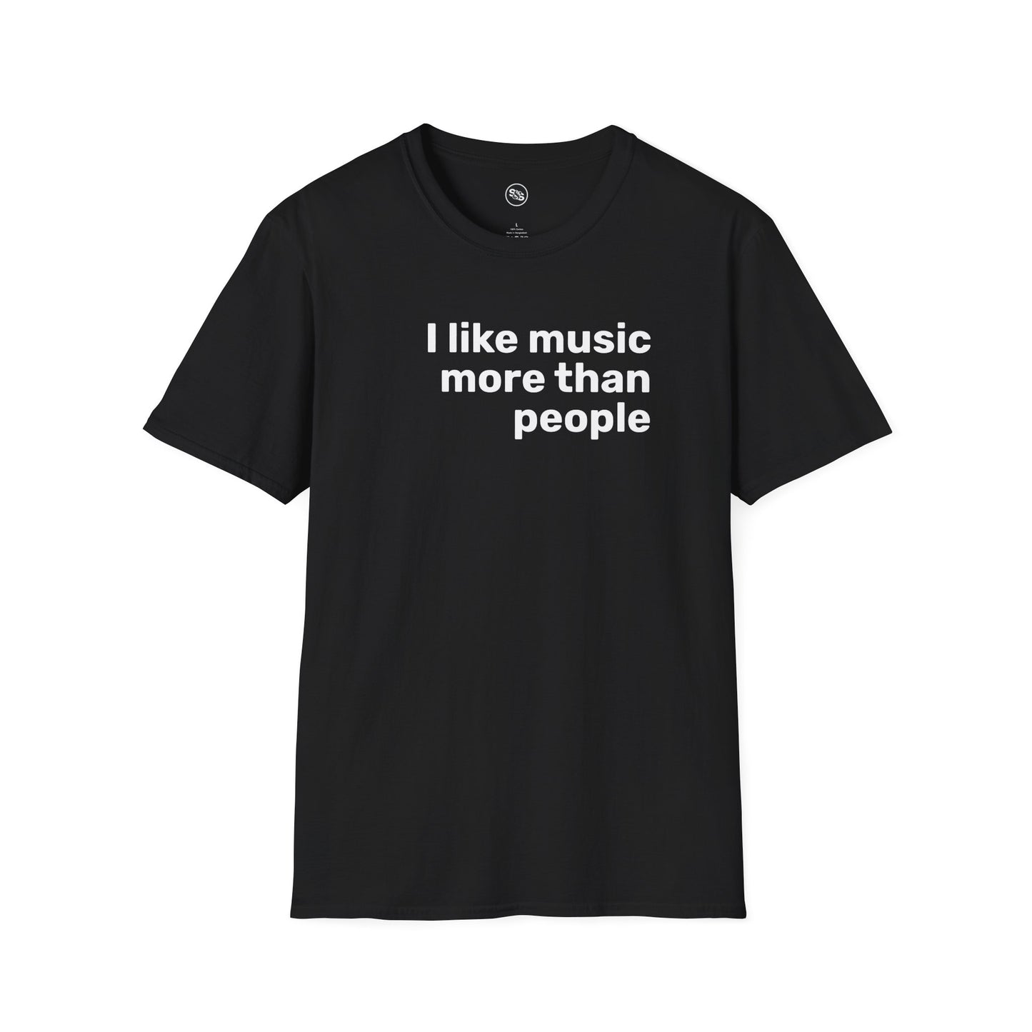 I Like Music More Than I Like People T-Shirt