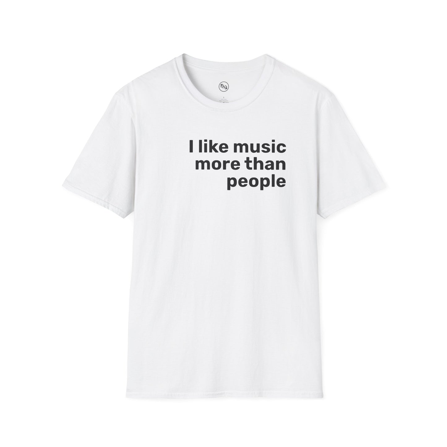 I Like Music More Than I Like People T-Shirt