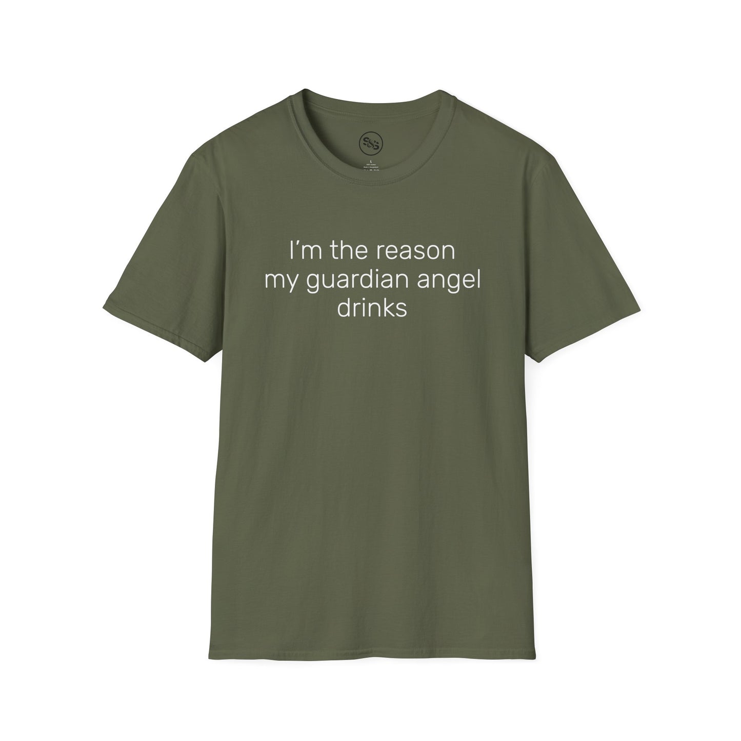I'm The Reason My Guardian Angel Drinks T-Shirt