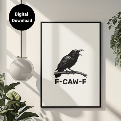 F-CAW-F • White Background • DIGITAL DOWNLOAD