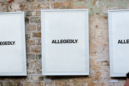 Allegedly • White Background • DIGITAL DOWNLOAD