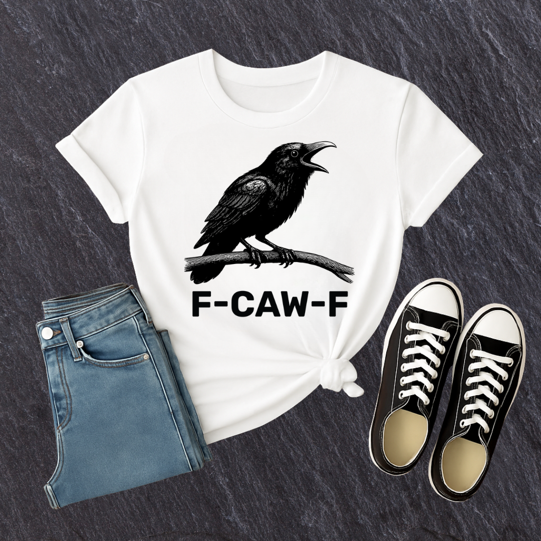 F-CAW-F • Premium Quality Unisex T-Shirt • Black Graphic